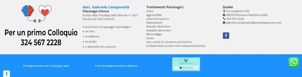 Dott. Gabriele Campanella - Psicologo Clinico ad Ancona, Falconara Marittima e Jesi