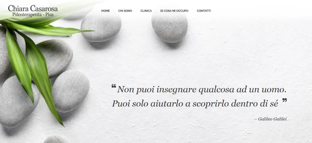Dott.ssa Chiara Casarosa PSICOLOGO PSICOTERAPEUTA