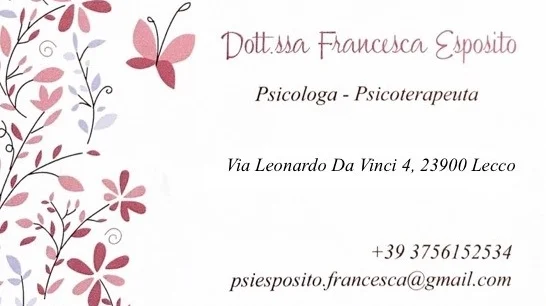 Dott.ssa Francesca Esposito - Psicologa e Psicoterapeuta