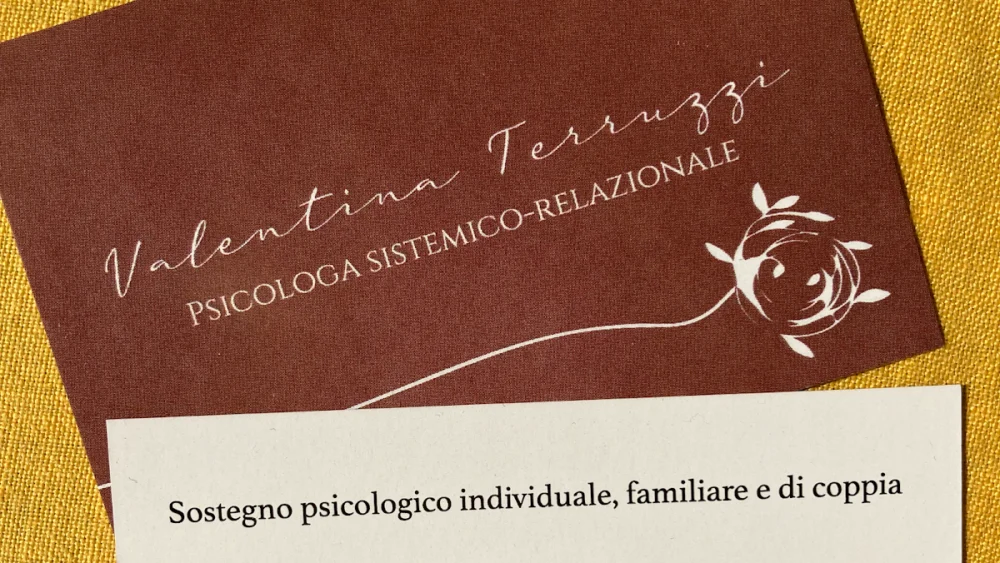 Dott.ssa Valentina Terruzzi - Psicologa