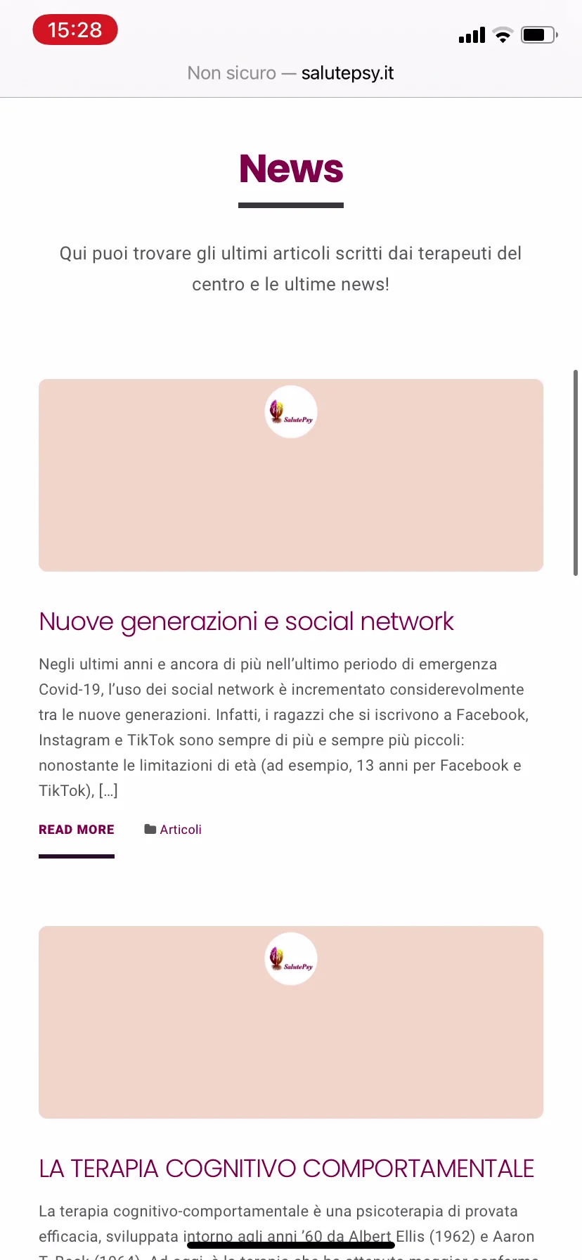 Salutepsy s.r.l. - Centro di Psicologia e Psicoterapia Cognitivo Comportamentale