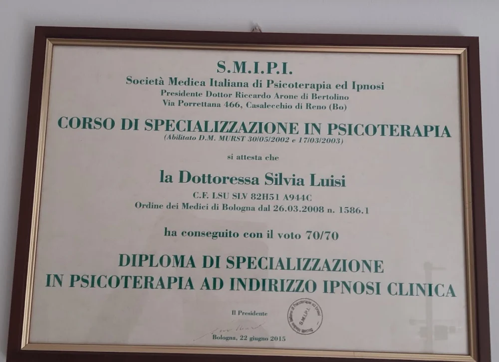 Studio medico di psicoterapia e nutrizione clinica-Dott.ssa Silvia Luisi